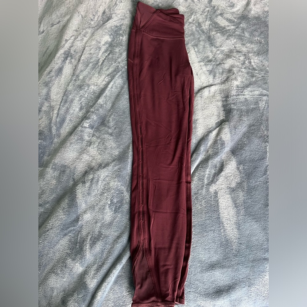 Maroon athleta leggings